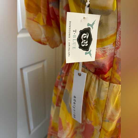 NWT Adelyn Rae Fit & Flare Tie Dye Mini Sundress - Picture 6 of 6